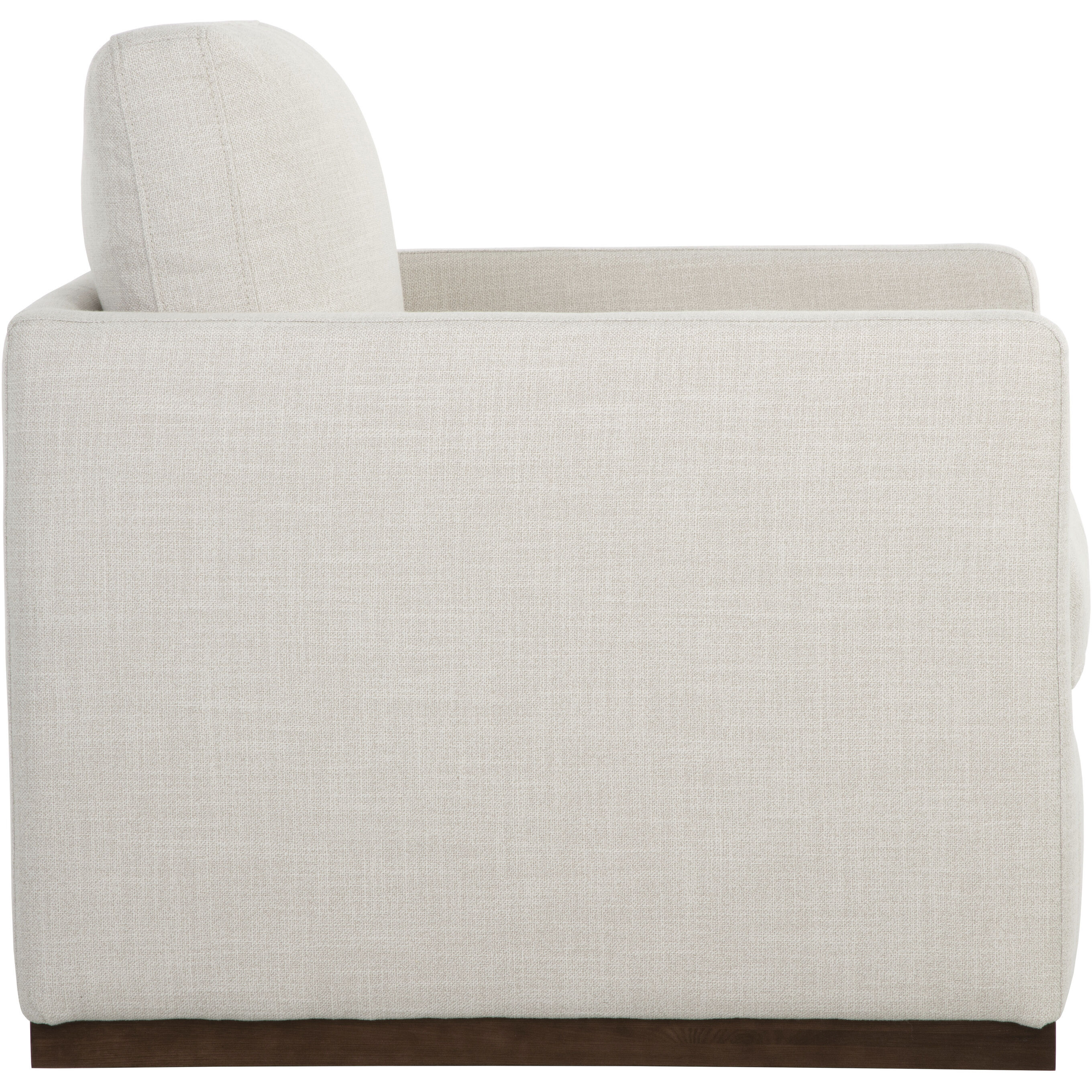 Portman Effie Linen Swivel Lounge Chair, Swivel
